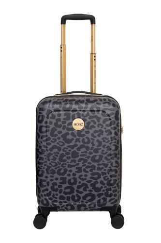 MOSZ Lauren Hand Luggage 55cm Nero Leopard