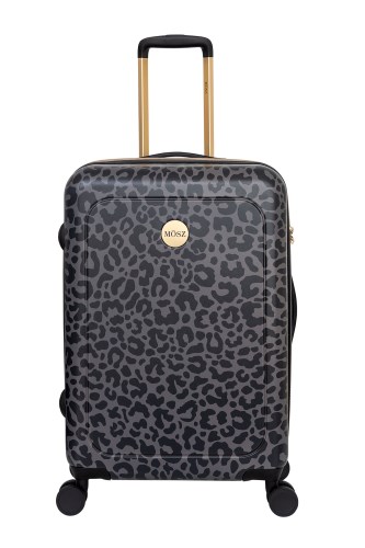 MÔSZ Lauren Suitcase 66 cm Nero Leopard