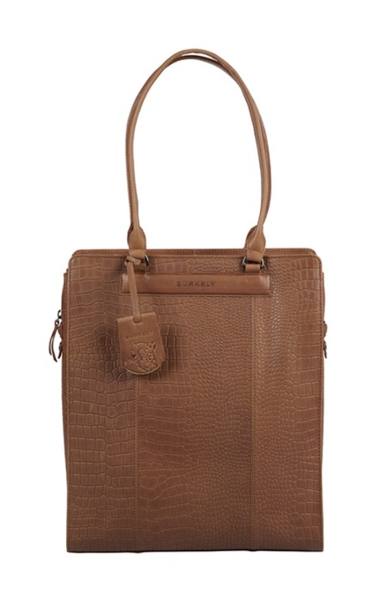 BURKELY Casual Carly Dames Shopper 14'' - Cognac