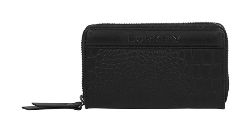 BURKELY CASUAL CARLY ZIP AROUND WALLET Black
