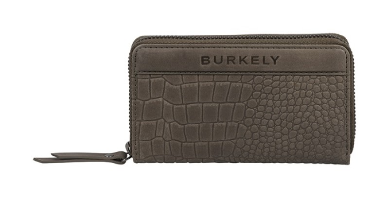 BURKELY CASUAL CARLY ZIP AROUND WALLET Grey