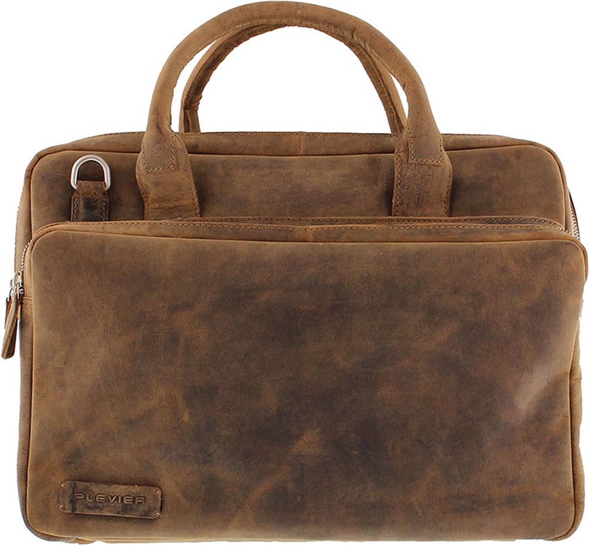 Plevier Galileo laptop bag 16 inch brown