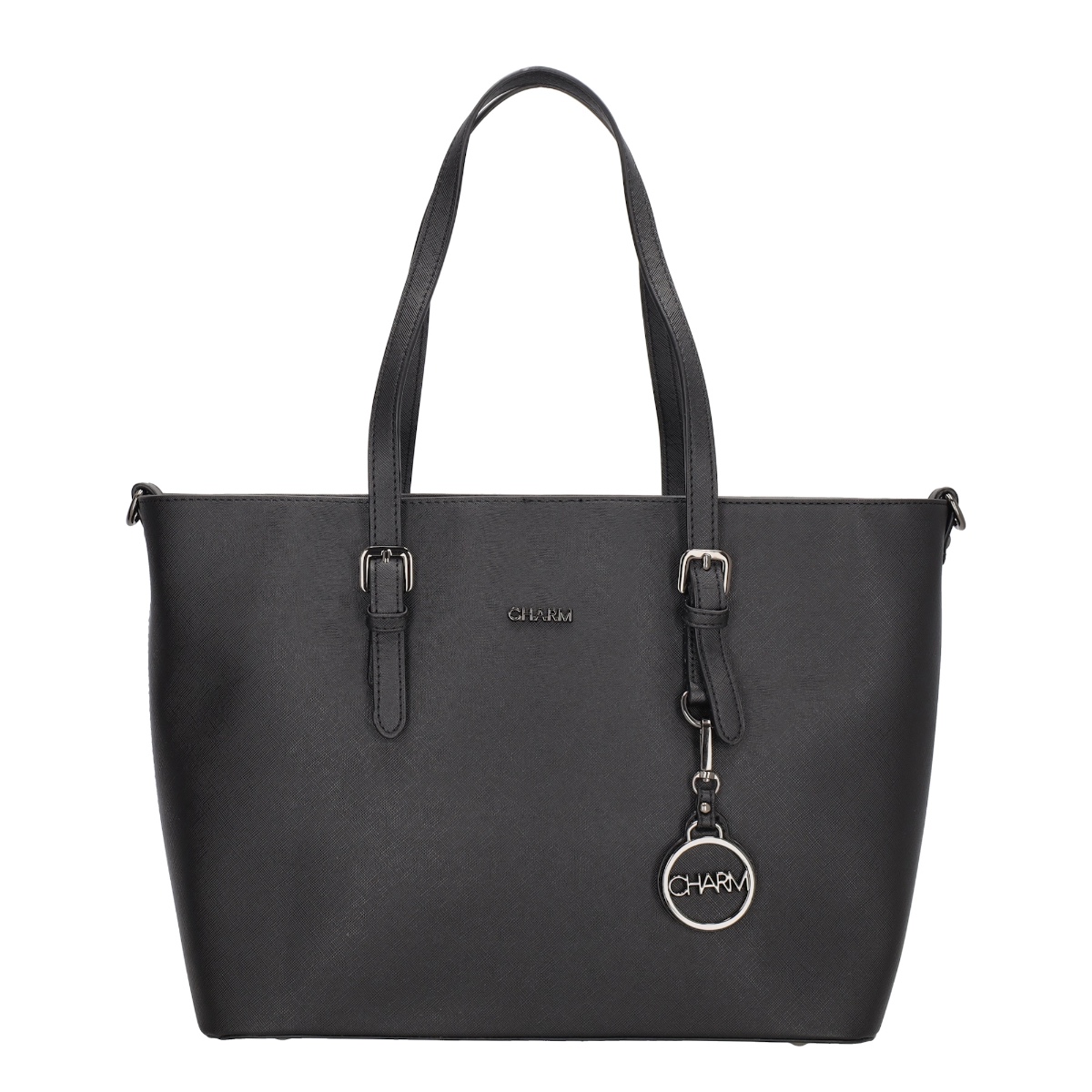 Charm London Birmingham shopper-Black