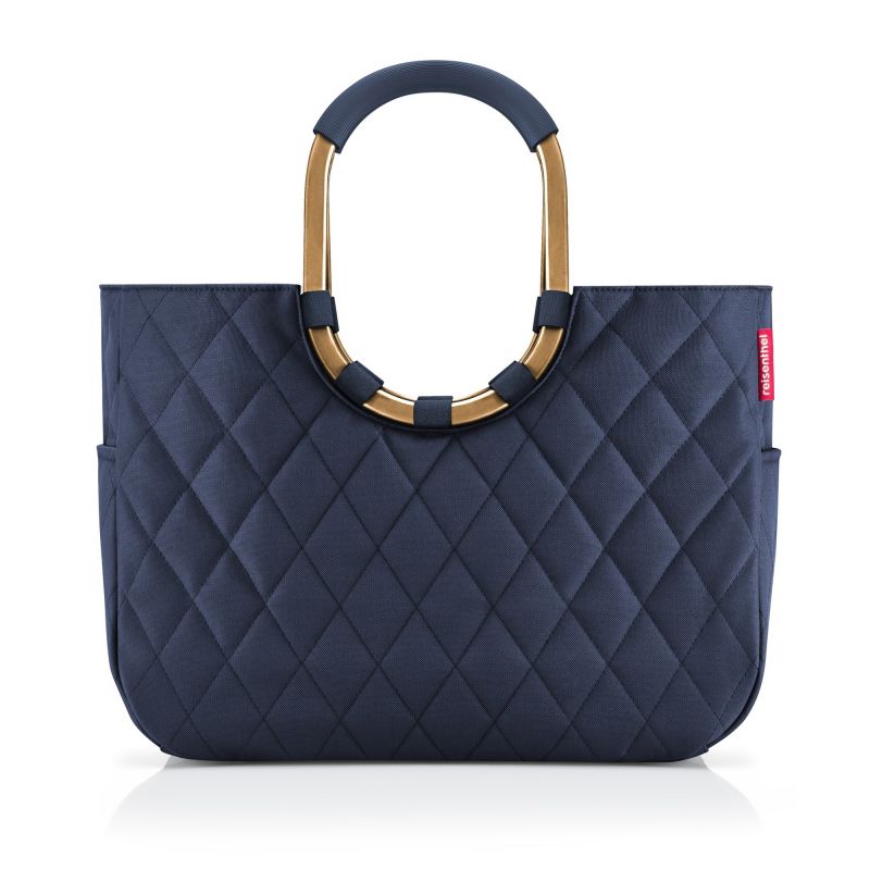 Reisenthel Loopshopper L-Frame Rhombus Midnight Gold
