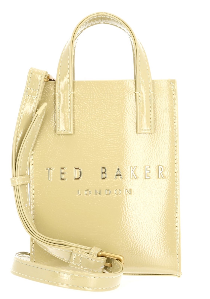 Ted Baker Crinkll Crinkle Mini Icon Bag-Yellow