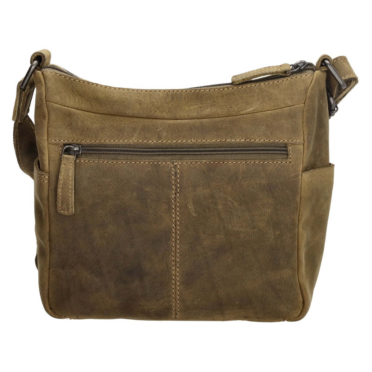 Hide & Stitches idaho schoudertas-Olive