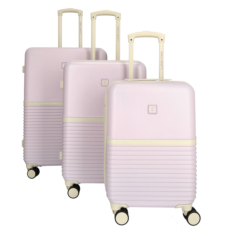 Enrico Benetti Princetown kofferset driedelig-Lilac