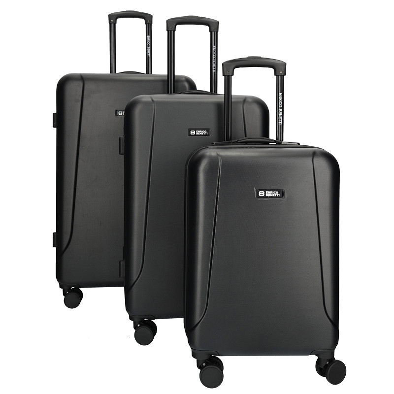 Enrico Benetti Edmonton suitcase set of 3-Black