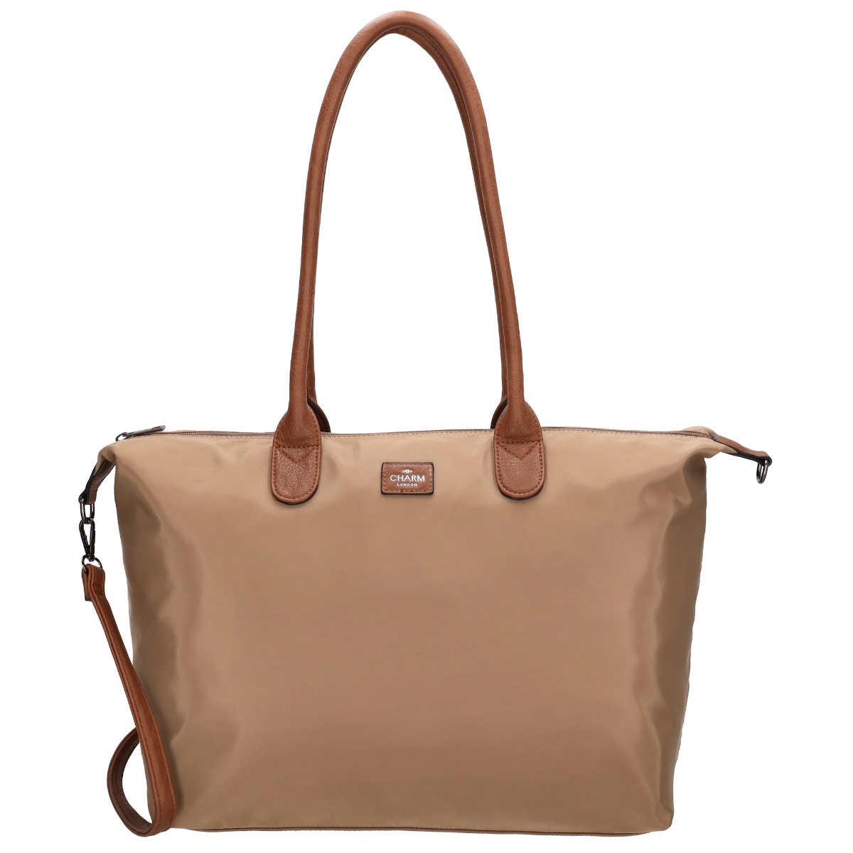 Charm London Buckingham shoulderbag 15,6 inch-Taupe