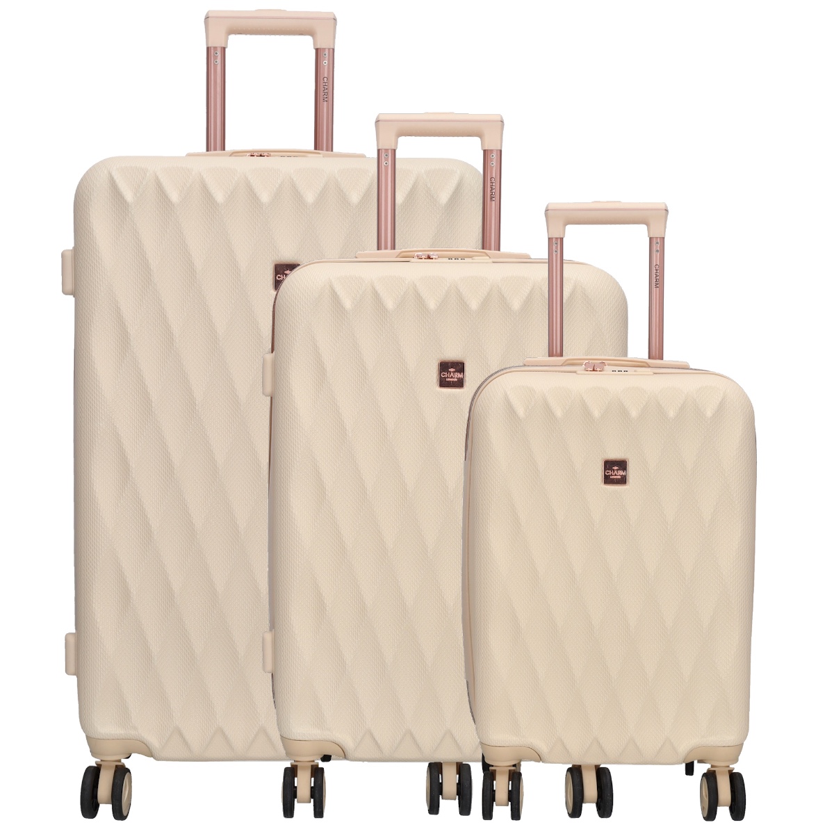 Charm london honey kofferset-Beige