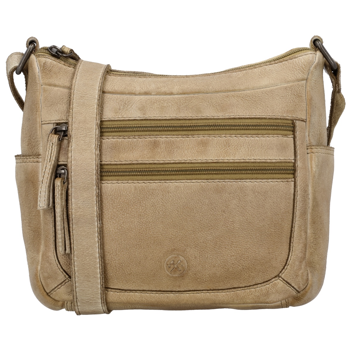 Hide & Stitches paint rock cross body bag-Sand