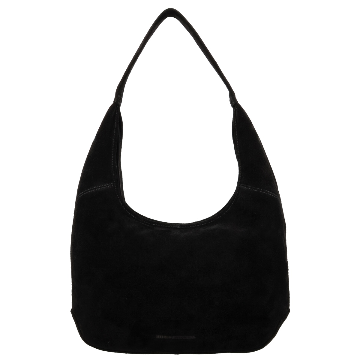 Hide & stitches brazos suède schoudertas-Black