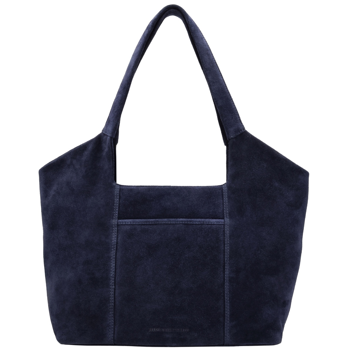 Hide & stitches brazos schoudertas suède-Blue
