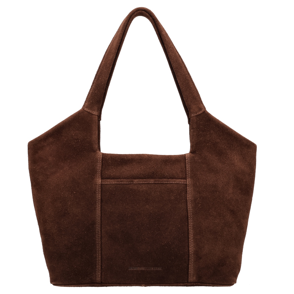 Hide & stitches brazos schoudertas suède-Dark Brown