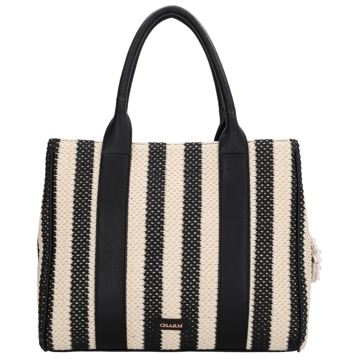 Charm london capri shopper-Black