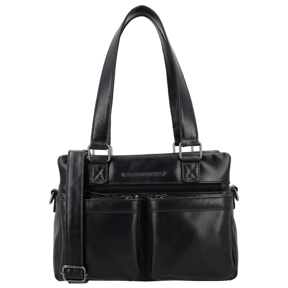 Hide & stitches porto handtas-Black