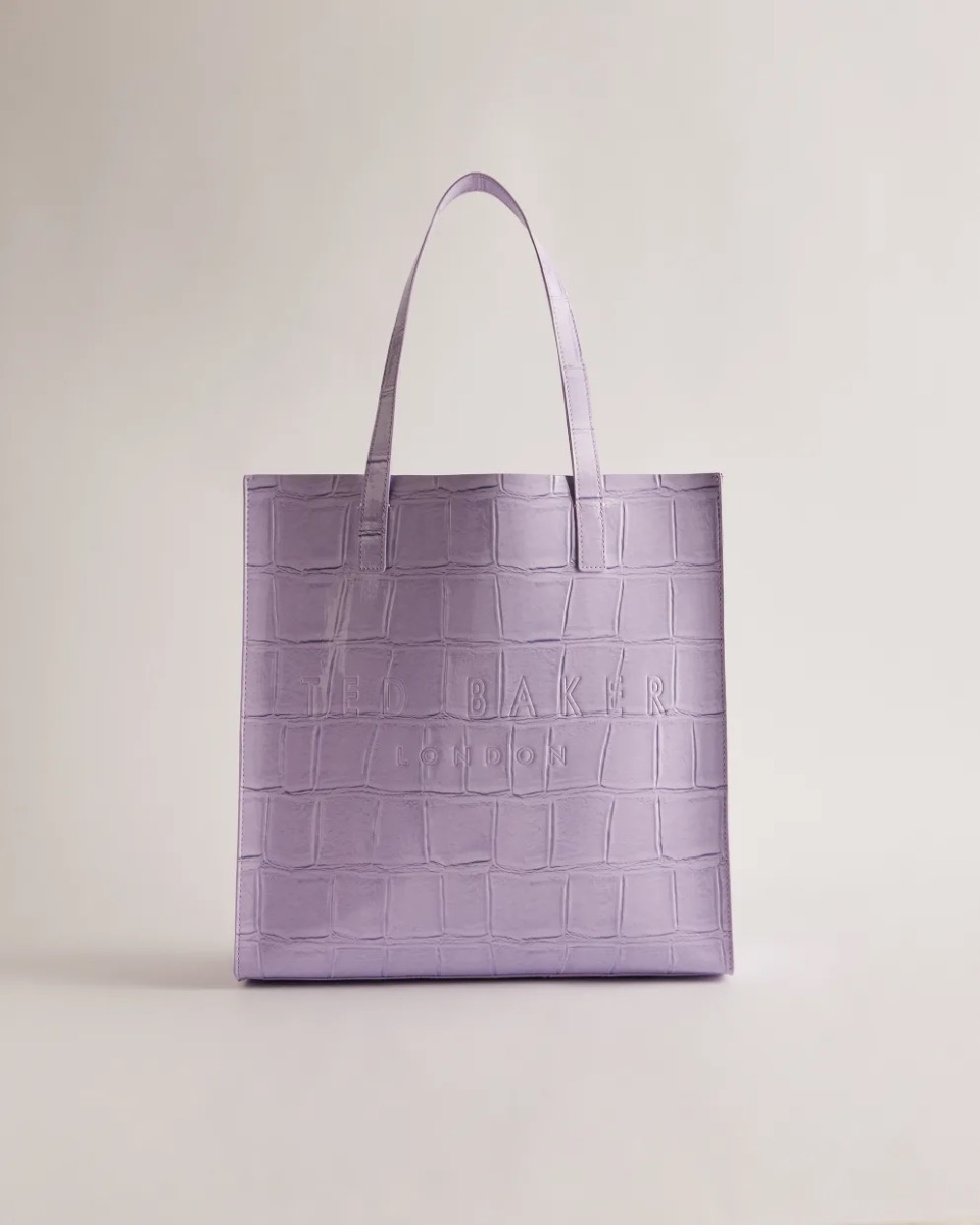 Ted Baker Croccon Shopper Lilac