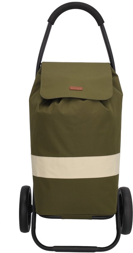 Beagles Alberic Boodschappen Trolley Lichtgewicht-Olive