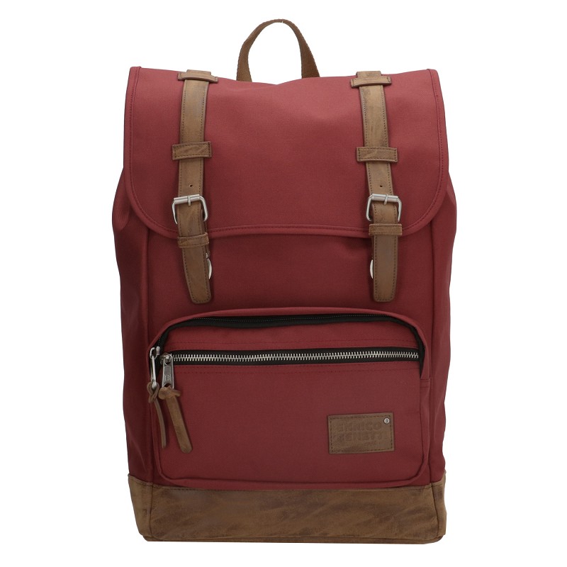 ENRICO BENETTI SANTIAGO LAPTOP BACKpack 17"-Red