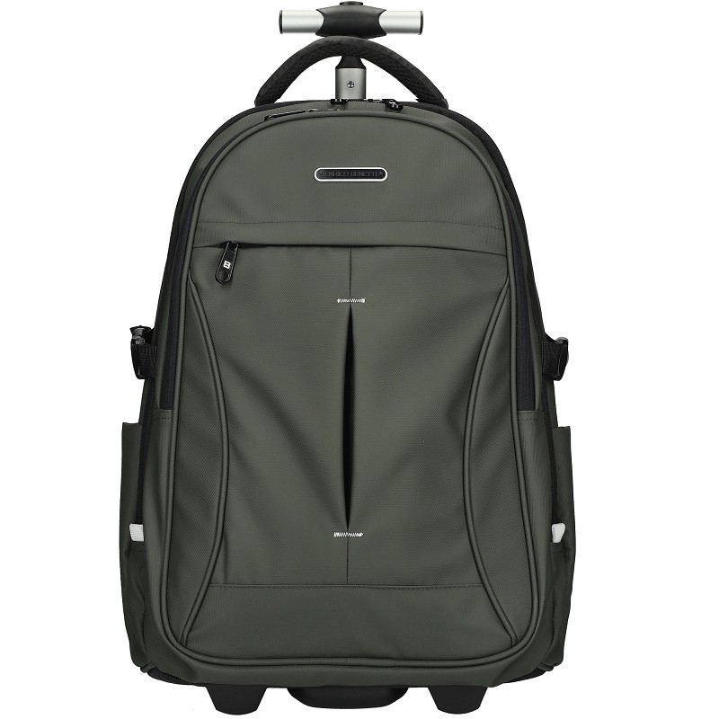 Enrico Benetti Northern Backpack trolley 17 inch-Olive