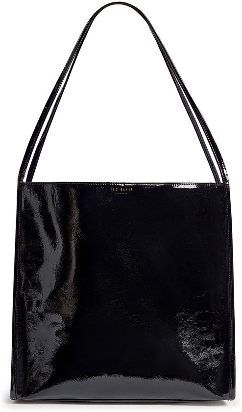 Ted Baker BAAILEY Thin Strap Crinkle Large Tote Bag Black