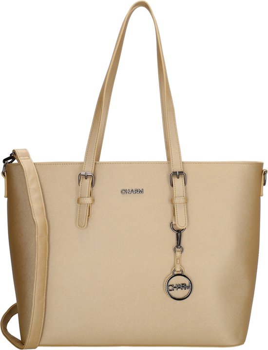 Charm London Birmingham Shopper 15,6"-Gold