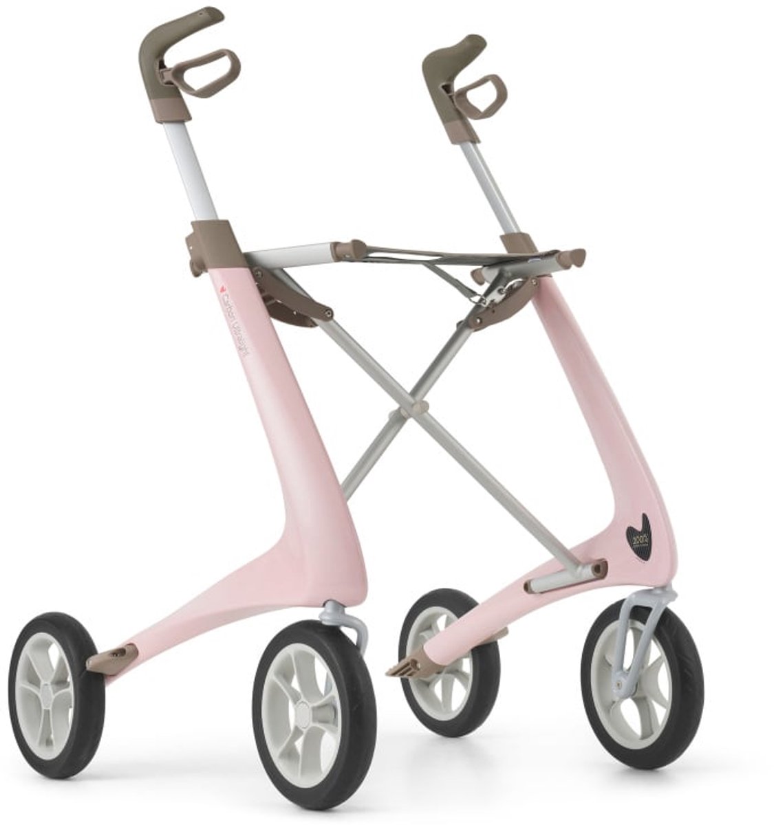 byACRE Carbon Ultralight Rollator - Regular-Pastel Pink