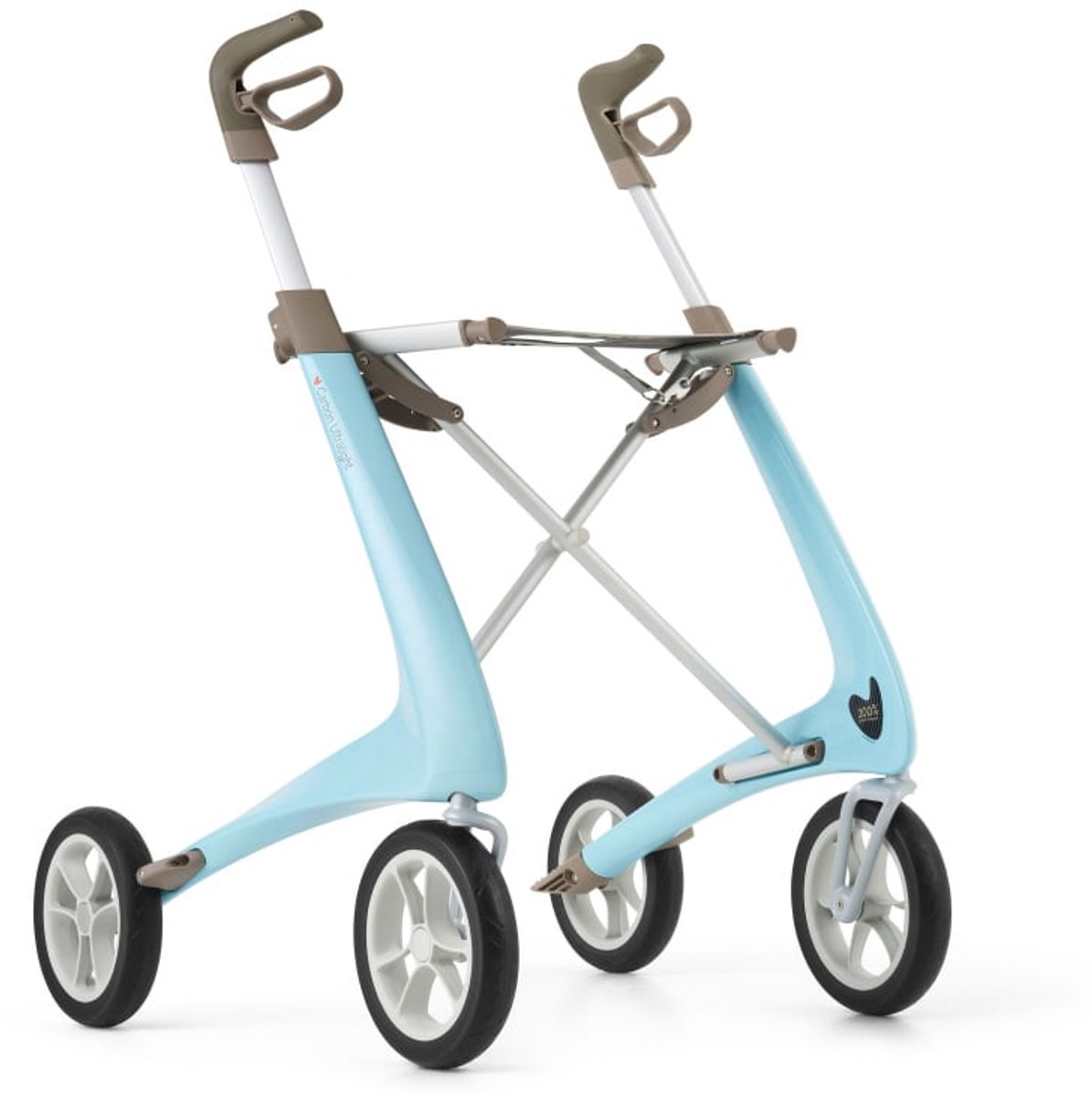 byACRE Carbon Ultralight Rollator - Compact-Pastel blue