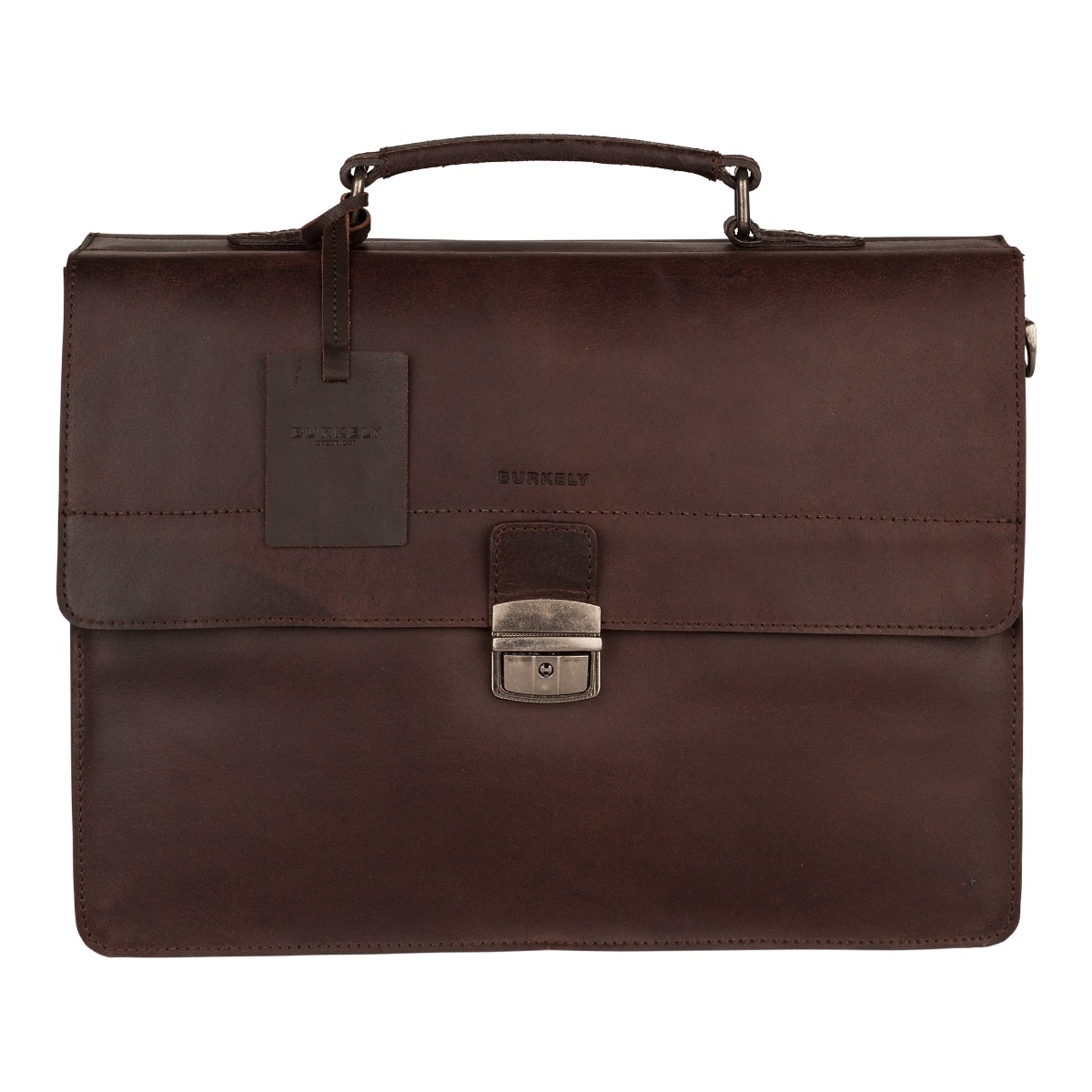 Burkely Vintage Dean briefcase-Brown