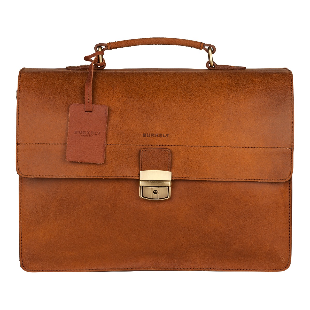 Burkely Vintage Dean briefcase Cognac