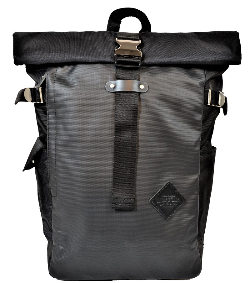 Harvest Label Naka Rolltop Backpack 15.6'' Black