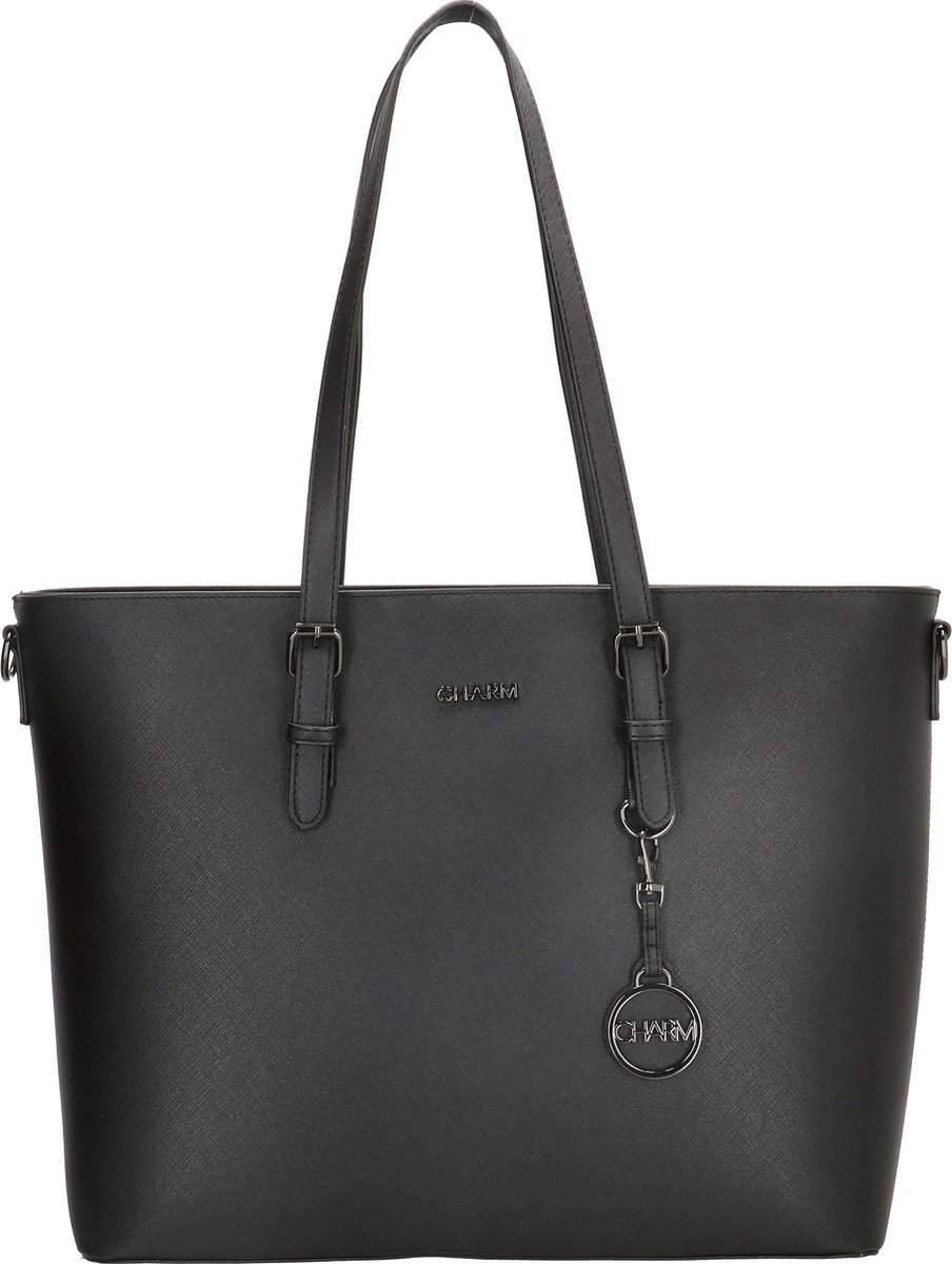 Charm London Birmingham Shopper 15,6"-Black