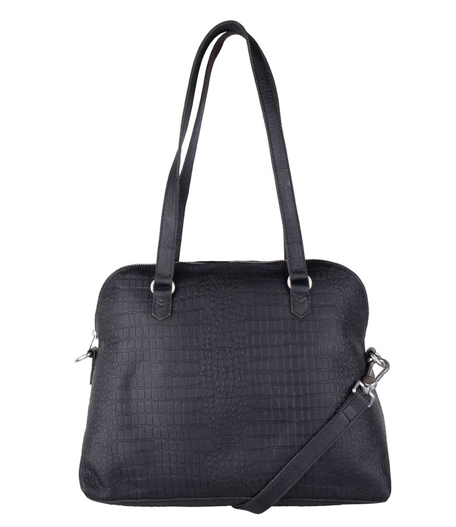 Cowboysbag Bag Winwick Shoulder Bag Croco Black