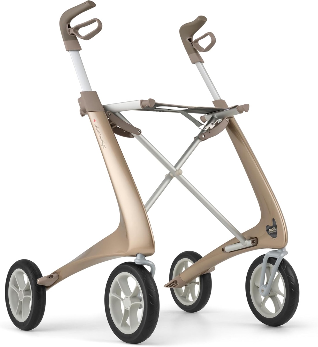 byACRE Carbon Ultralight Rollator - Compact-Champagne