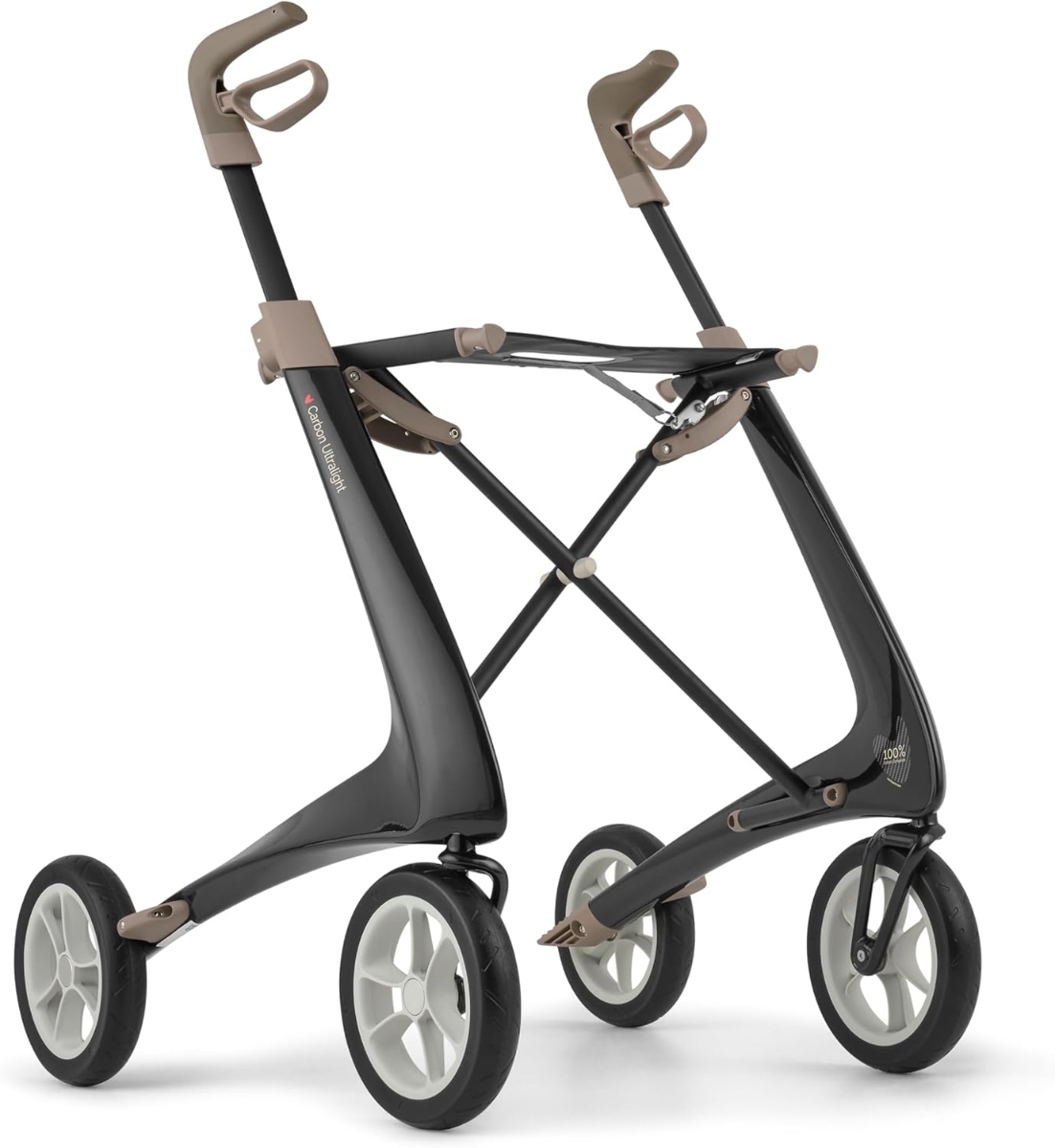 byACRE Carbon Ultralight rollator regular-Black