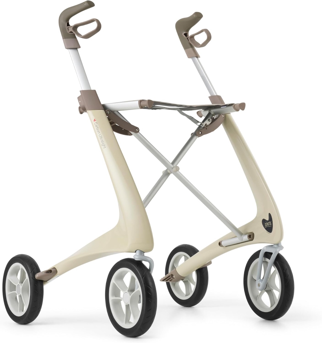 byACRE Carbon Ultralight Rollator - Regular-White