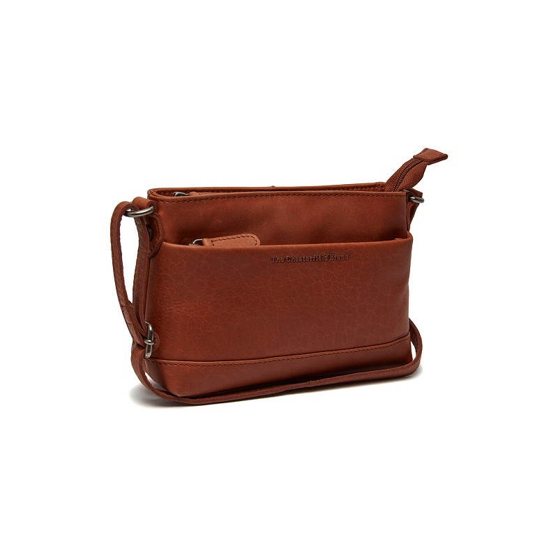 The Chesterfield Brand Schoudertas klein Salerno-Cognac