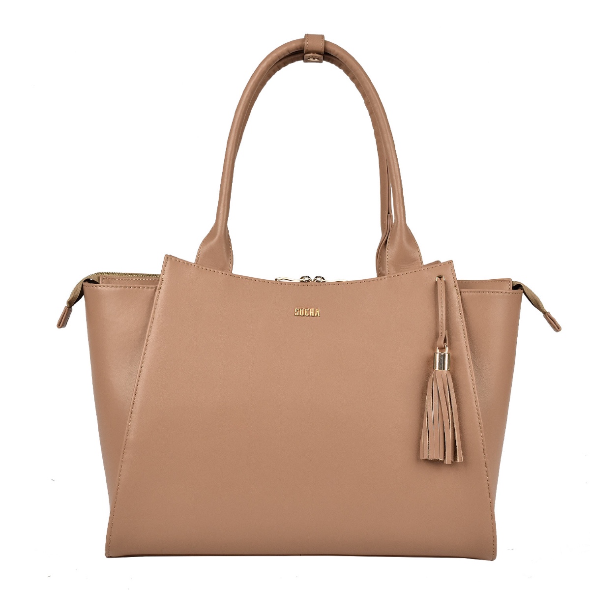 Socha Diamond Caddy 15″-17.3″ Laptop Bag-Camel