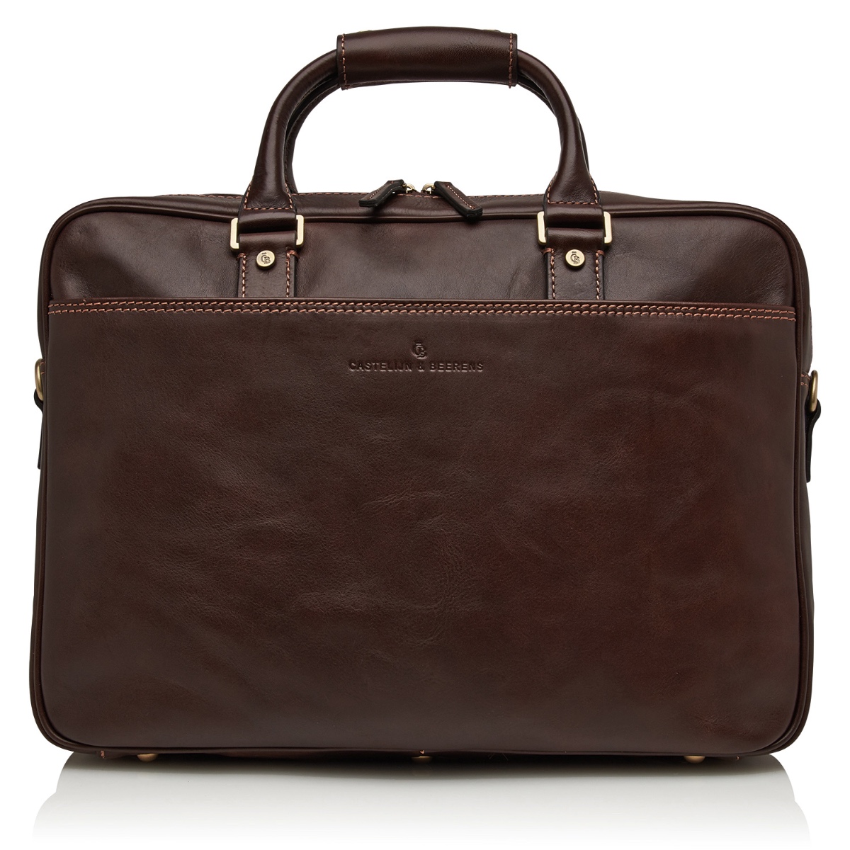 Castelijn & Beerens Verona Business RFID Laptoptas 15.6''-Mokka