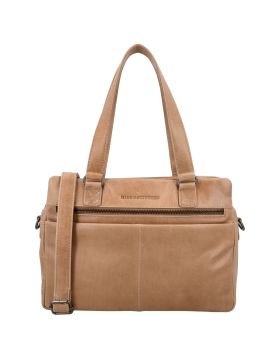 Hide & stitches porto handtas van leer