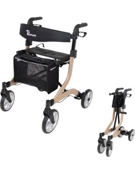 Parvum SuperLight Plus Lightweight Rollator with Soft Wheels, Only 5.2 kg