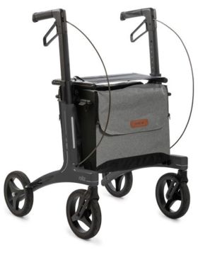 Rollz Flow Lightweight Rollator Medium 6.0 kg with Shock-Absorbing Wheels (150–200 cm)
