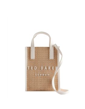 Ted Baker Paulii Faux Raffia Mini Icon Bag