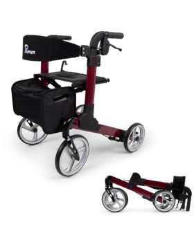 Parvum Luxo Rollator Small- Luxe dubbel opvouwbare rollator (6,9kg)