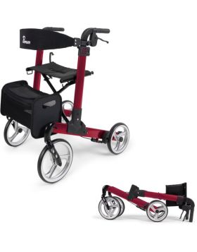 Parvum Luxo Rollator Medium- Luxe dubbel opvouwbare rollator (6,9kg)
