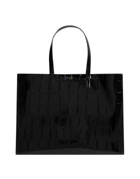 Ted Baker Vivvien Croc Effect Extra Large Icon Bag Black