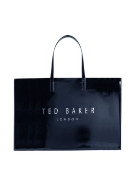 Ted Baker Caarmen Extra Large Printed Crinkle Icon Bag Navy