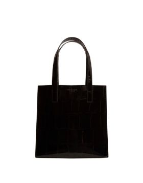 Ted Baker Vivanaa Croc Effect Small Icon Bag Black