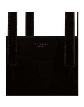 Ted Baker Vivanaa Croc Effect Small Icon Bag Black