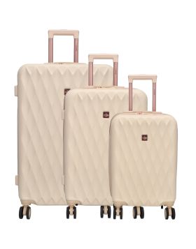 Charm london honey suitcase set of 3